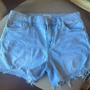 Hudson light denim shorts